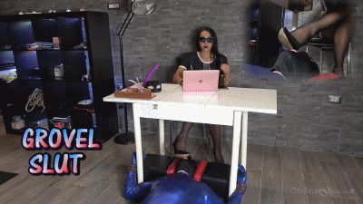 MISTRESS GAIA - GROVEL SLUT - HD
